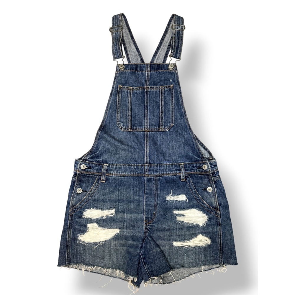 American Eagle Women's Medium‎ Tomgirl Shortall Denim Overalls NEW